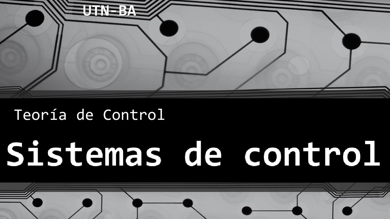sistemas de control-teoría